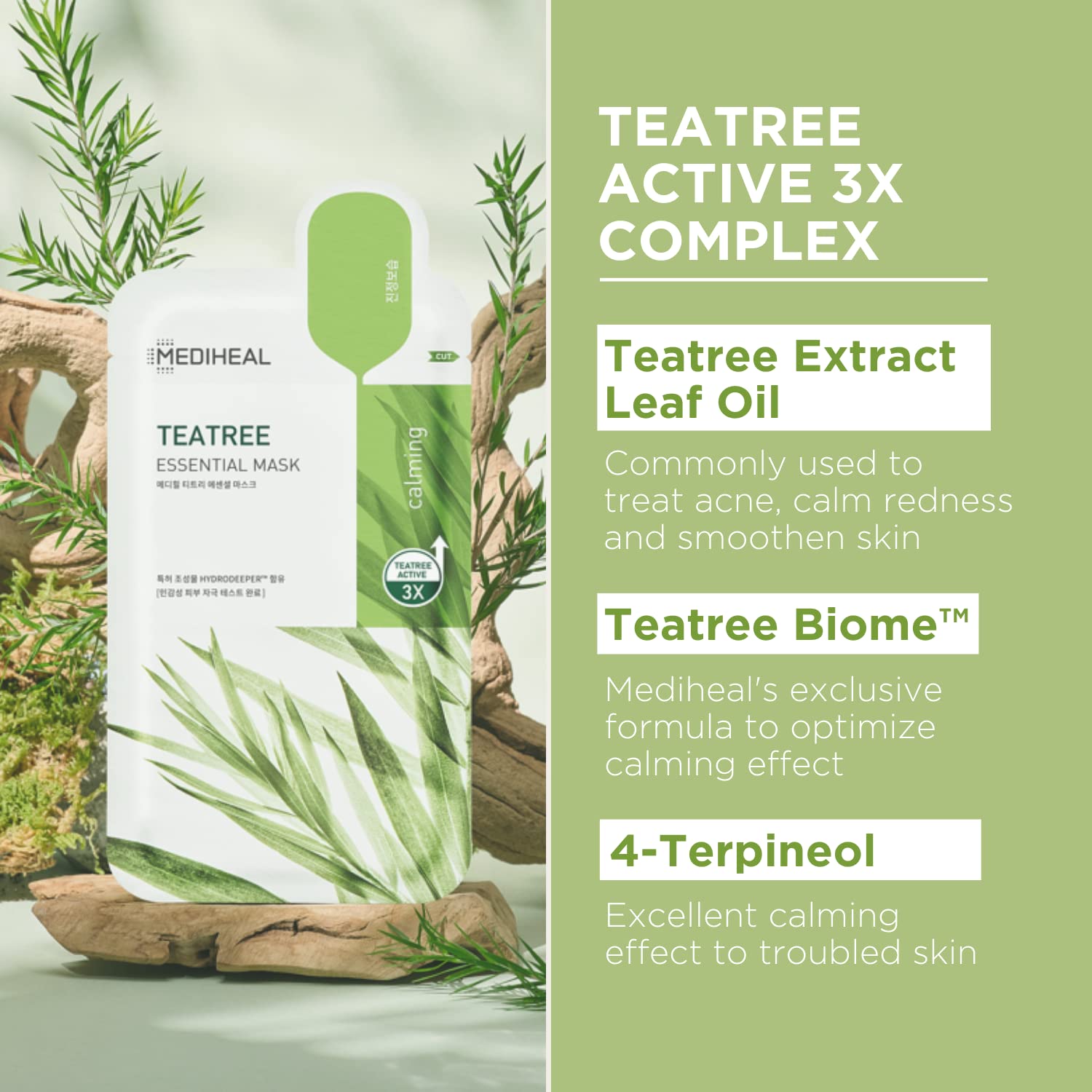 Mediheal Tea Tree Essential Blemish Control Mask (10pcs) Skin care Mediheal