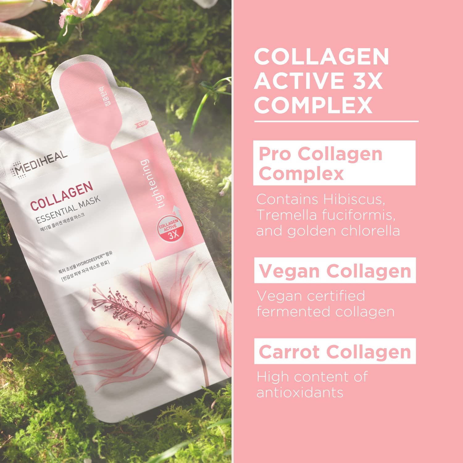 Mediheal Collagen Essential Face Mask (10 pcs) Skin care Mediheal