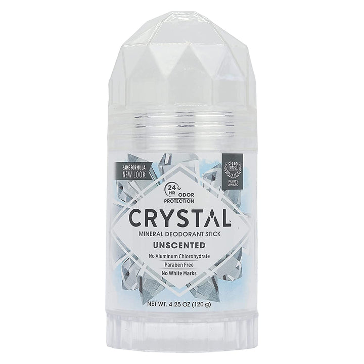 CRYSTAL Mineral Deodorant Stick Unscented (40g/120g) Deodorant Crystal 120g  