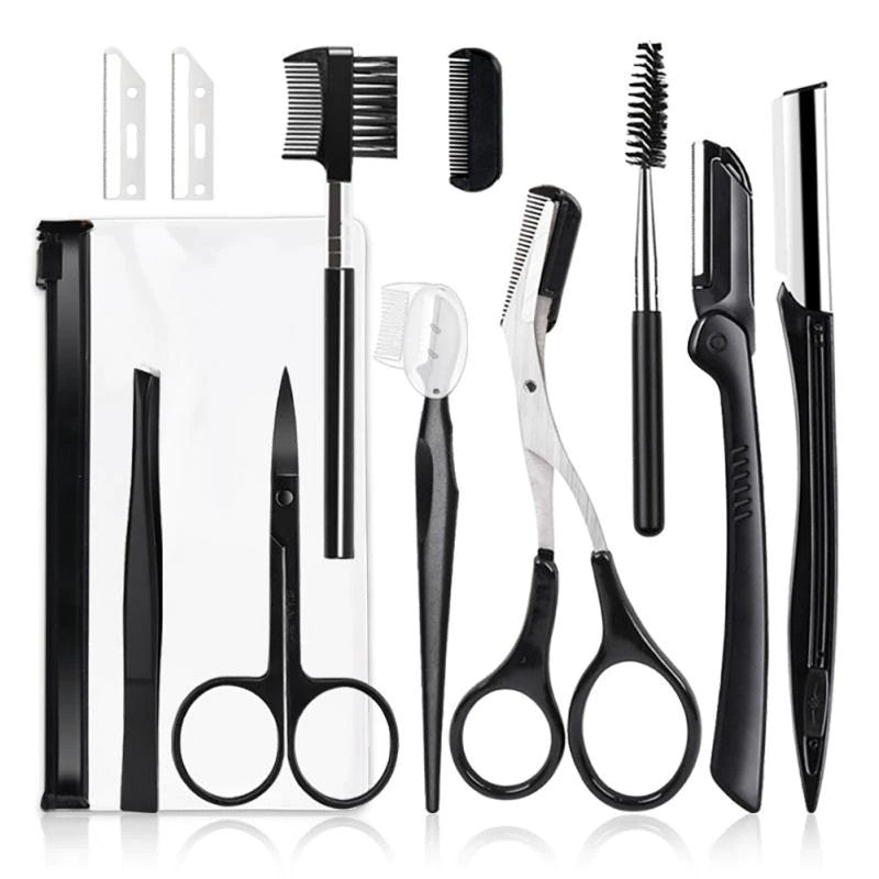 11 In 1 Eyebrow Trimmer Scissors Set Beauty efreshme