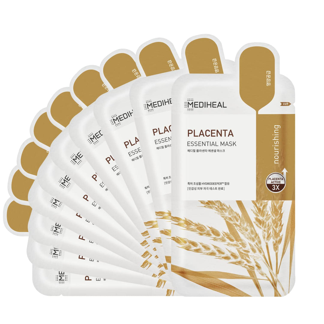 Mediheal Placenta Essential Face Mask (10 pcs) Skin care Mediheal   