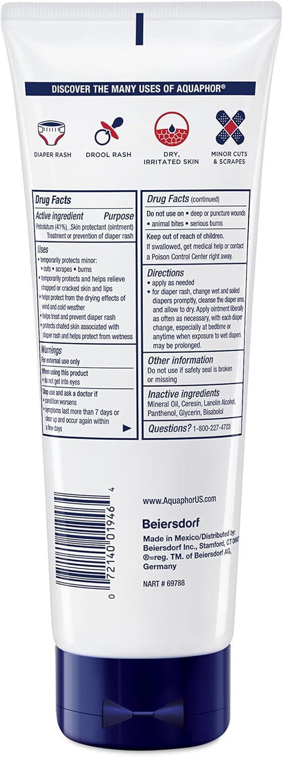 Aquaphor Baby Healing Ointment Tube 85 / 185g Bath & Body Aquaphor   