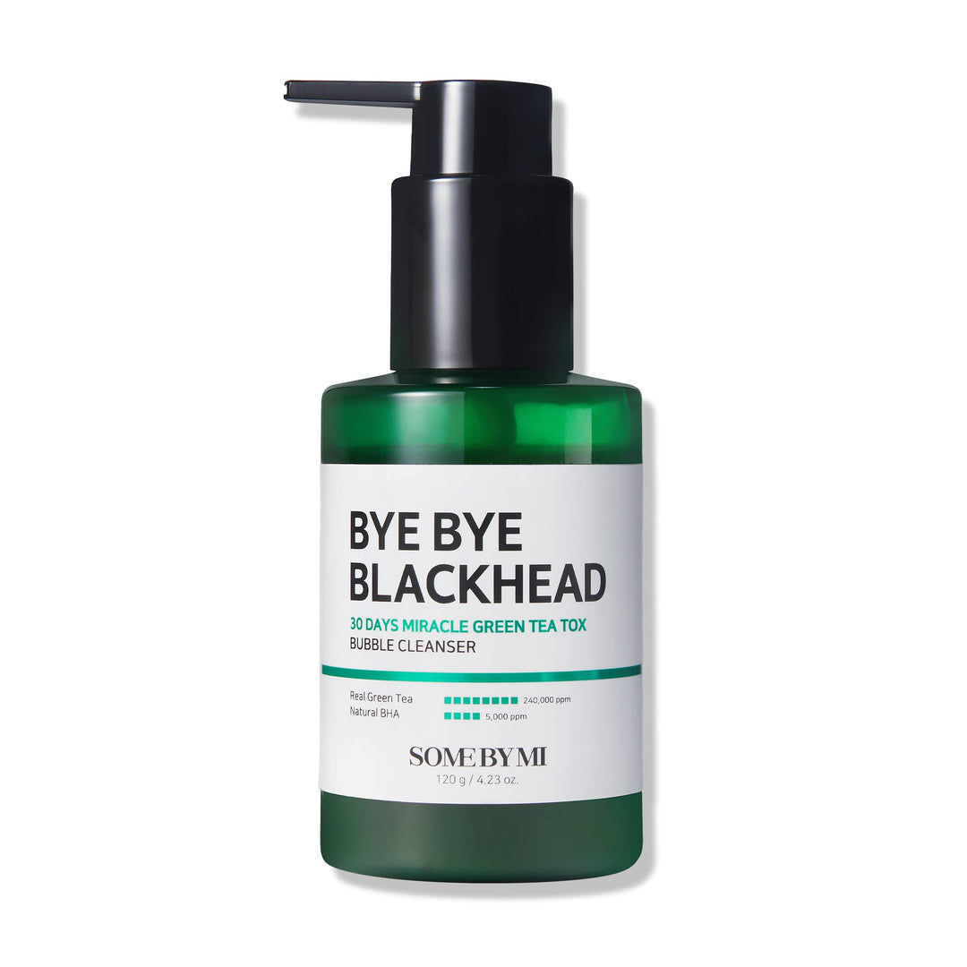 SOME BY MI Bye Bye Blackhead 30 Days Miracle Green Tea Tox Bubble Cleanser Skin care SOME BY MI   