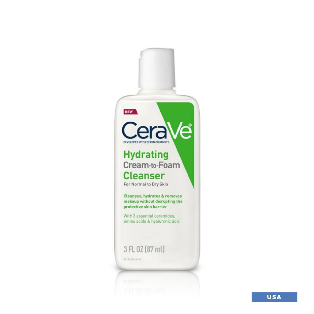 CeraVe Hydrating Cream-to-Foam Cleanser Skin care CeraVe 355ml US  
