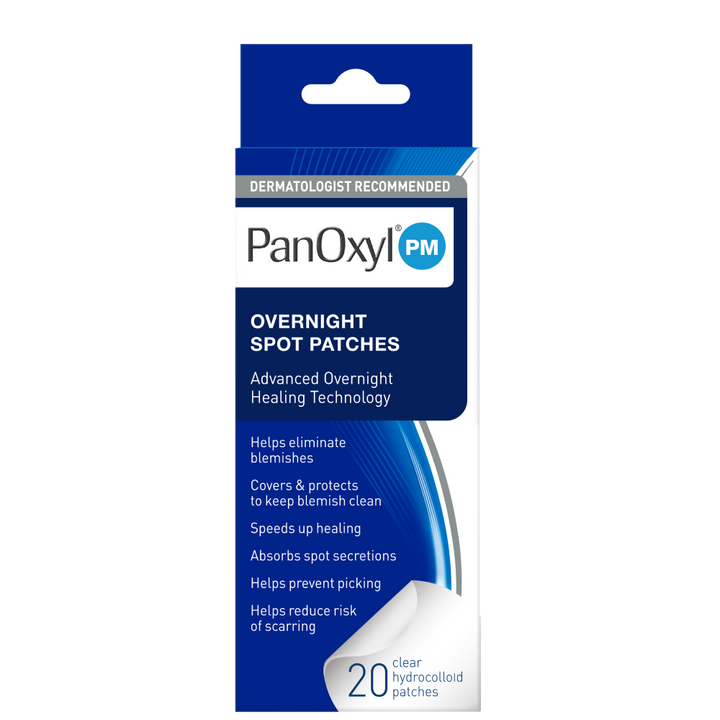 PanOxyl PM Overnight Spot Patches 20 / 40 Pcs Acne Treatments & Kits PanOxyl 20 patch  