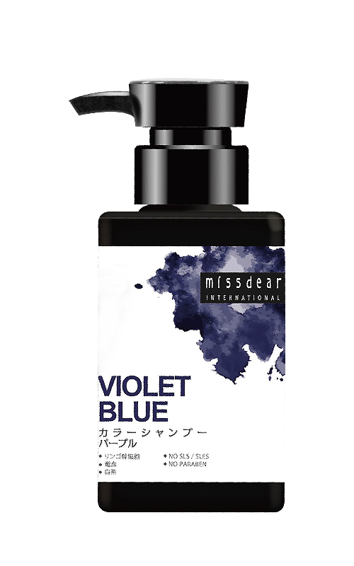 Miss Dear Hair Color Refresh Upsize Shampoo 450ml Hair Care Miss Dear Shampoo - Upsized Violet Blue  