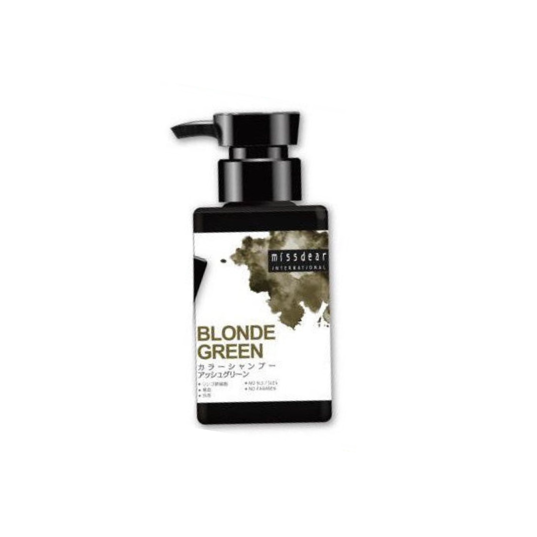 Miss Dear Hair Color Refresh Upsize Shampoo 450ml Hair Care Miss Dear Shampoo - Upsized Blonde Green  