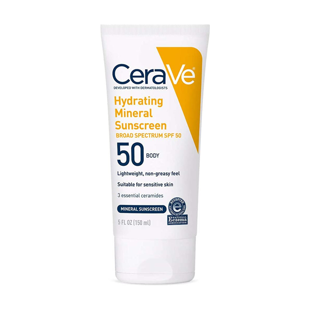 CeraVe Hydrating Mineral Sunscreen SPF 50 Body Lotion Sunscreen CeraVe   