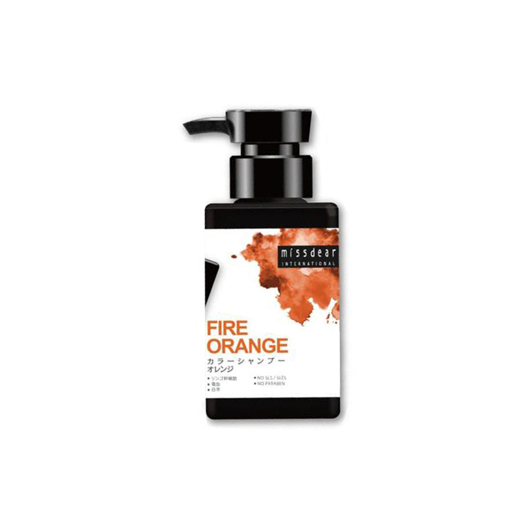 Miss Dear Hair Color Refresh Upsize Shampoo 450ml Hair Care Miss Dear Shampoo - Upsized Fire Orange  