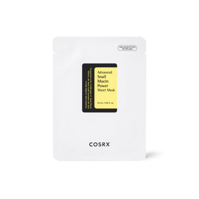 Cosrx Advanced Snail Mucin Power Sheet Mask Skin care Cosrx Snail 96 Mask (1pc)  