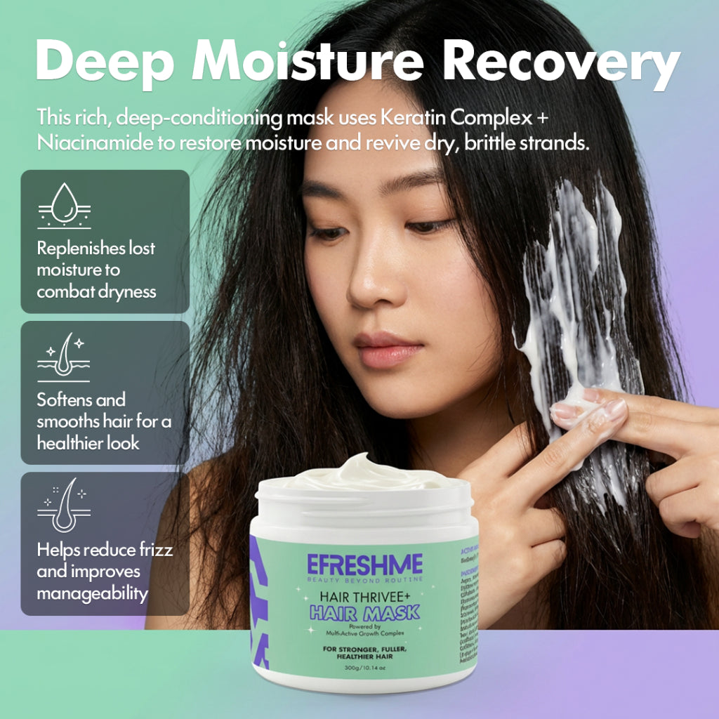Efreshme Hair Loss Mask Thrivee+, AnaGain Redensyl Baicapil, Anti Fall, Growth Treatment