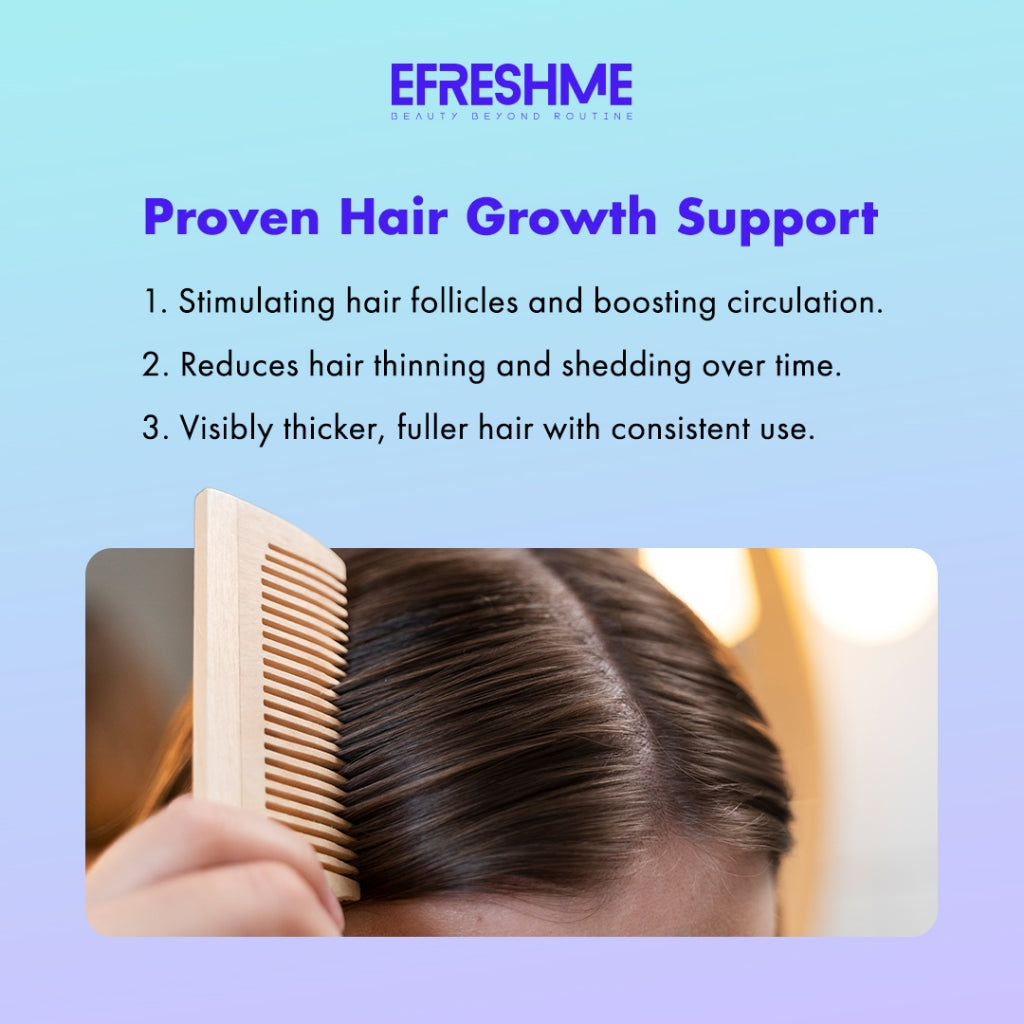 Efreshme Rosemary & Mint Revival Hair Oil for Anti Hair Loss, Dandruff, Hair Growth & Scalp Treatment, Natural & Organic