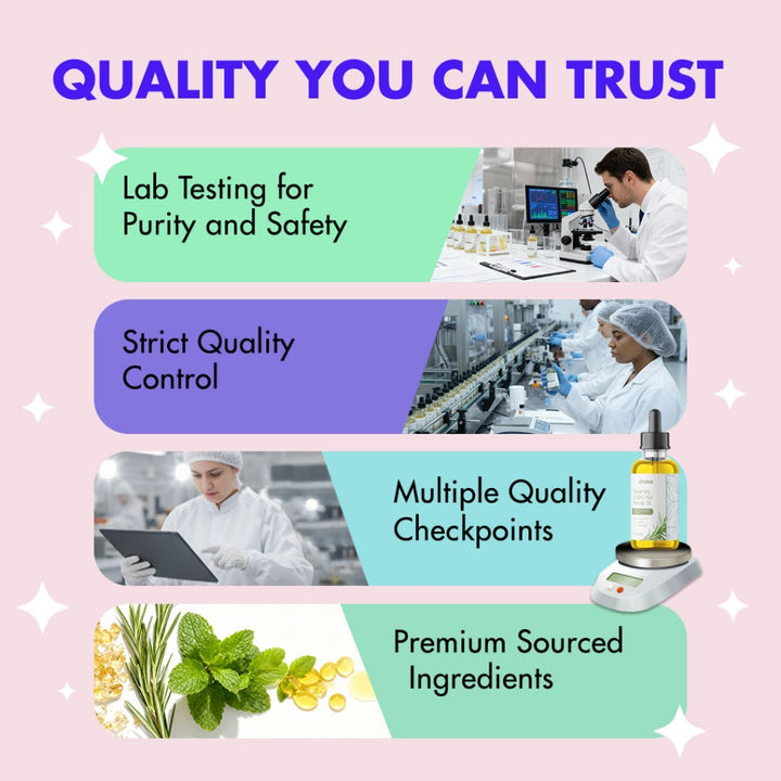 Efreshme Rosemary & Mint Revival Hair Oil for Anti Hair Loss, Dandruff, Hair Growth & Scalp Treatment, Natural & Organic