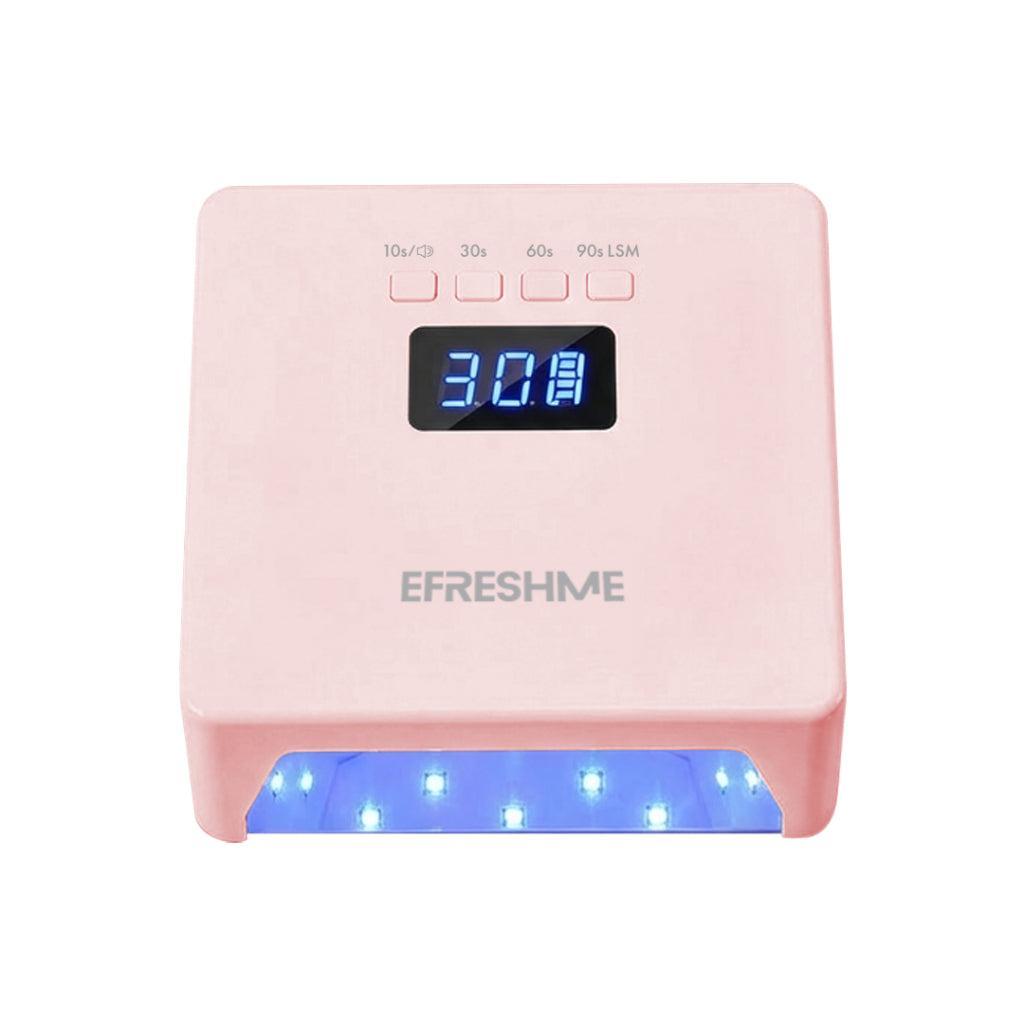 Efreshme Pro UV Nail Polish Gel Lamp Wireless Cordless Manicure Glow Cure Fast Dry Top Base Coat Acetone Pedicure LED