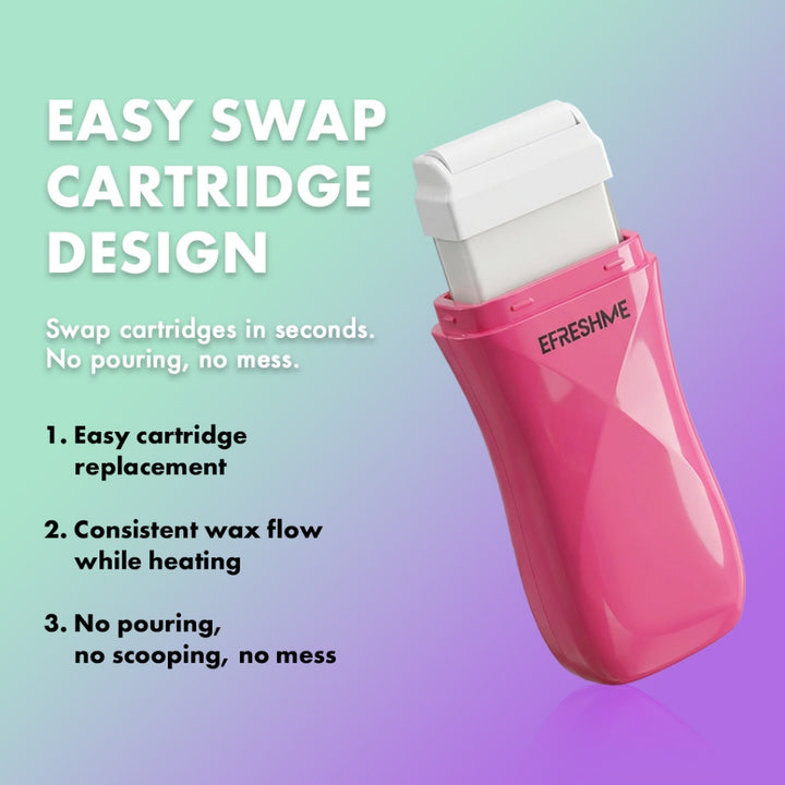 Efreshme Roll on Wax Heater Kit Roller HeyWaxxup! Epilator Depilatory Paper Hair Removal