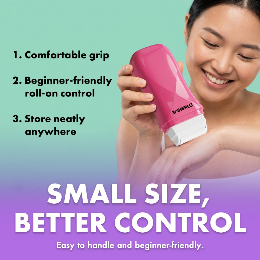 Efreshme Roll on Wax Heater Kit Roller HeyWaxxup! Epilator Depilatory Paper Hair Removal