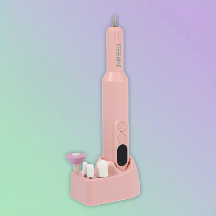 Efreshme Manishine Nail Station | Professional Rechargeable Wireless Nail Drill, Salon at Home (Manicure Pedicure)
