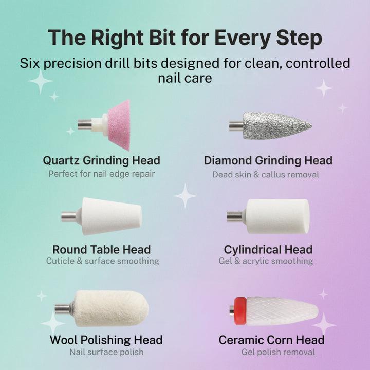 Efreshme Manishine Nail Station | Professional Rechargeable Wireless Nail Drill, Salon at Home (Manicure Pedicure)