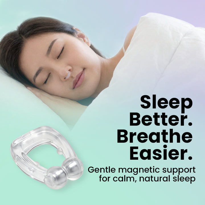 Efreshme Anti Snoring Nose Clip | Sleeping Silicone Magnetic Nasal Aid No Snore Relief