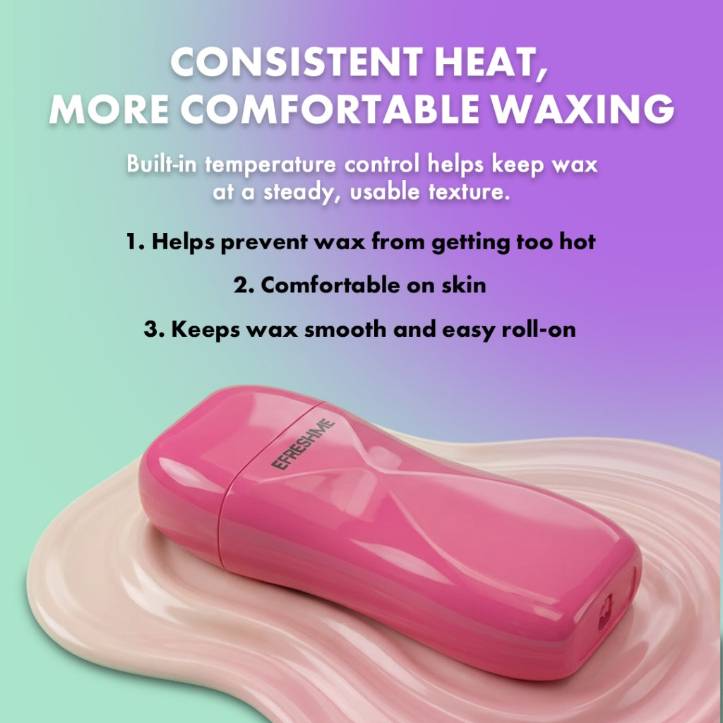 Efreshme Roll on Wax Heater Kit Roller HeyWaxxup! Epilator Depilatory Paper Hair Removal