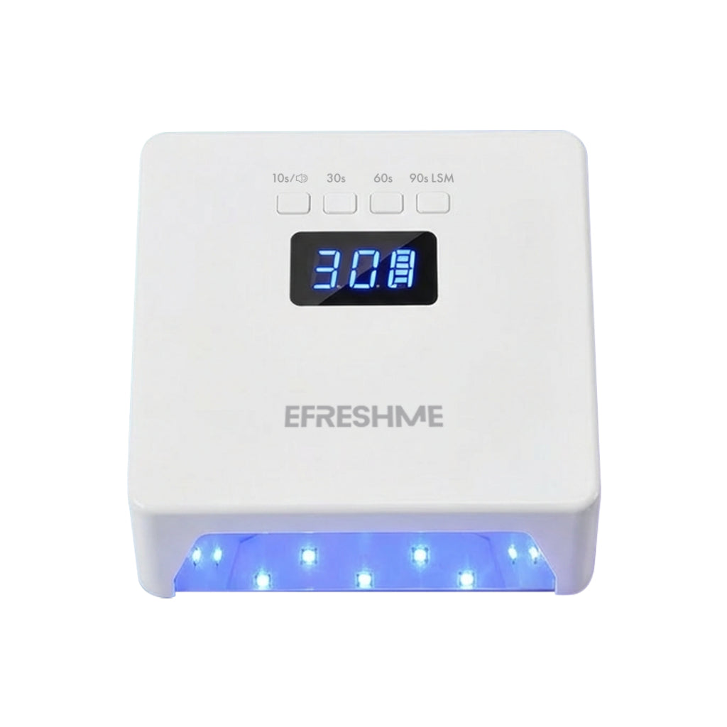 Efreshme Pro UV Nail Polish Gel Lamp Wireless Cordless Manicure Glow Cure Fast Dry Top Base Coat Acetone Pedicure LED