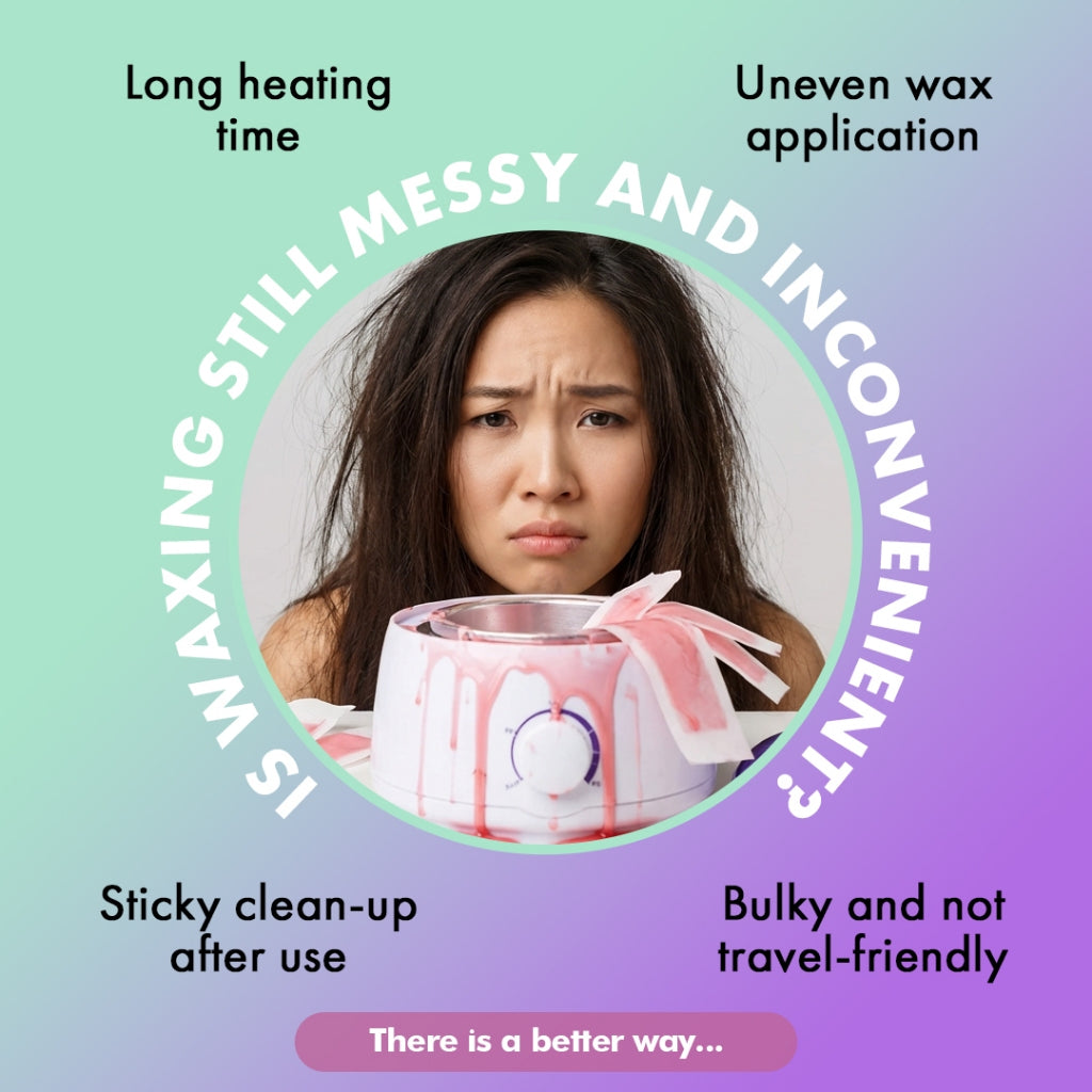 Efreshme Roll on Wax Heater Kit Roller HeyWaxxup! Epilator Depilatory Paper Hair Removal