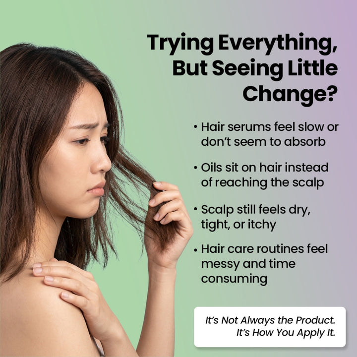 Efreshme GlowInfuse Scalp Comb with EMS & LED | Hair Growth Scalp Massager Serum Infusion Rechargeable