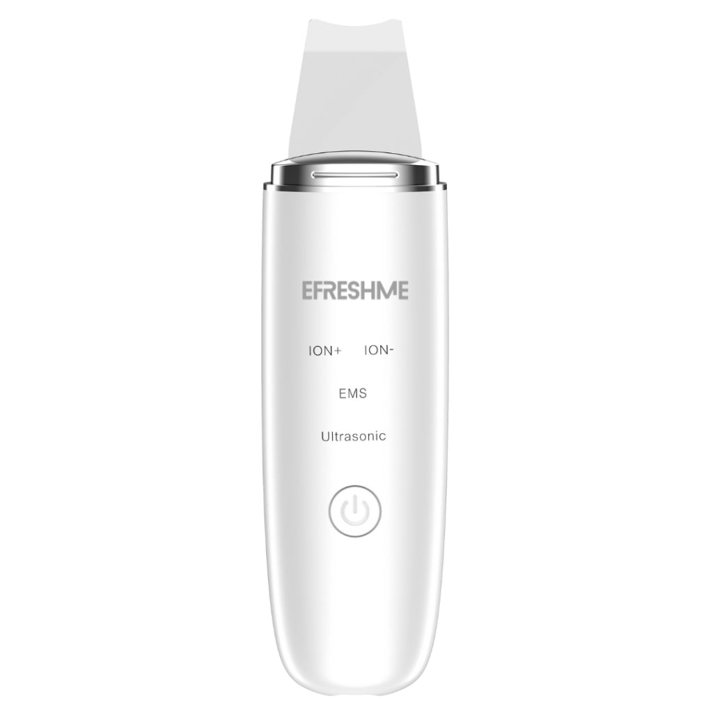 Efreshme Ultrasonic Glow Scrubii - Skin Scrubber Pore Ion Cleaner Facial Exfoliation Blackhead Whitehead Pimple Remover