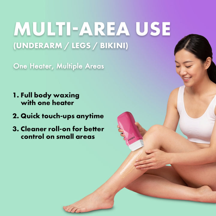 Efreshme Roll on Wax Heater Kit Roller HeyWaxxup! Epilator Depilatory Paper Hair Removal