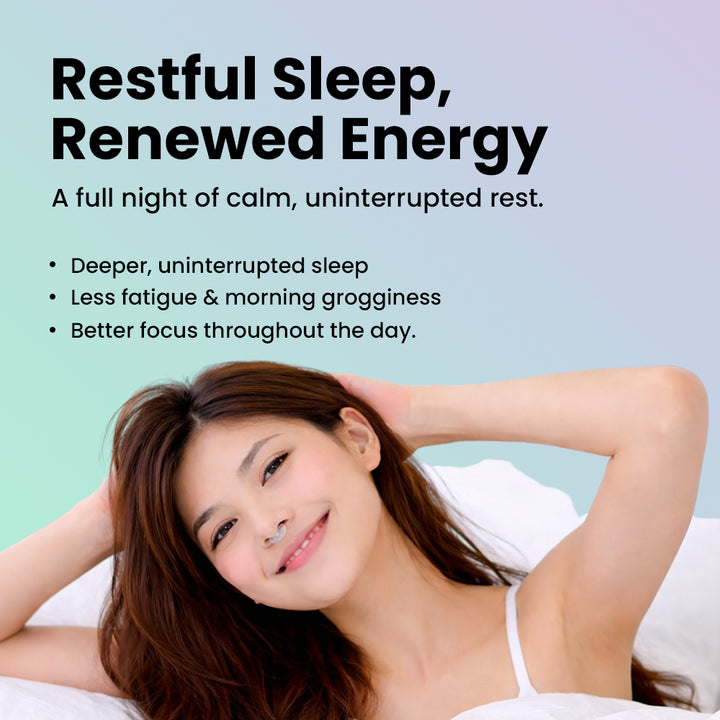 Efreshme Anti Snoring Nose Clip | Sleeping Silicone Magnetic Nasal Aid No Snore Relief