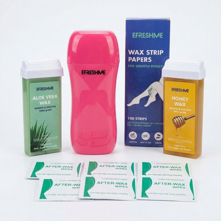 Efreshme Roll on Wax Heater Kit Roller HeyWaxxup! Epilator Depilatory Paper Hair Removal