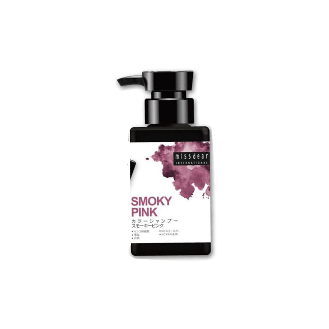 Miss Dear Hair Color Refresh Upsize Shampoo 450ml Hair Care Miss Dear Shampoo - Upsized Smoky Pink  