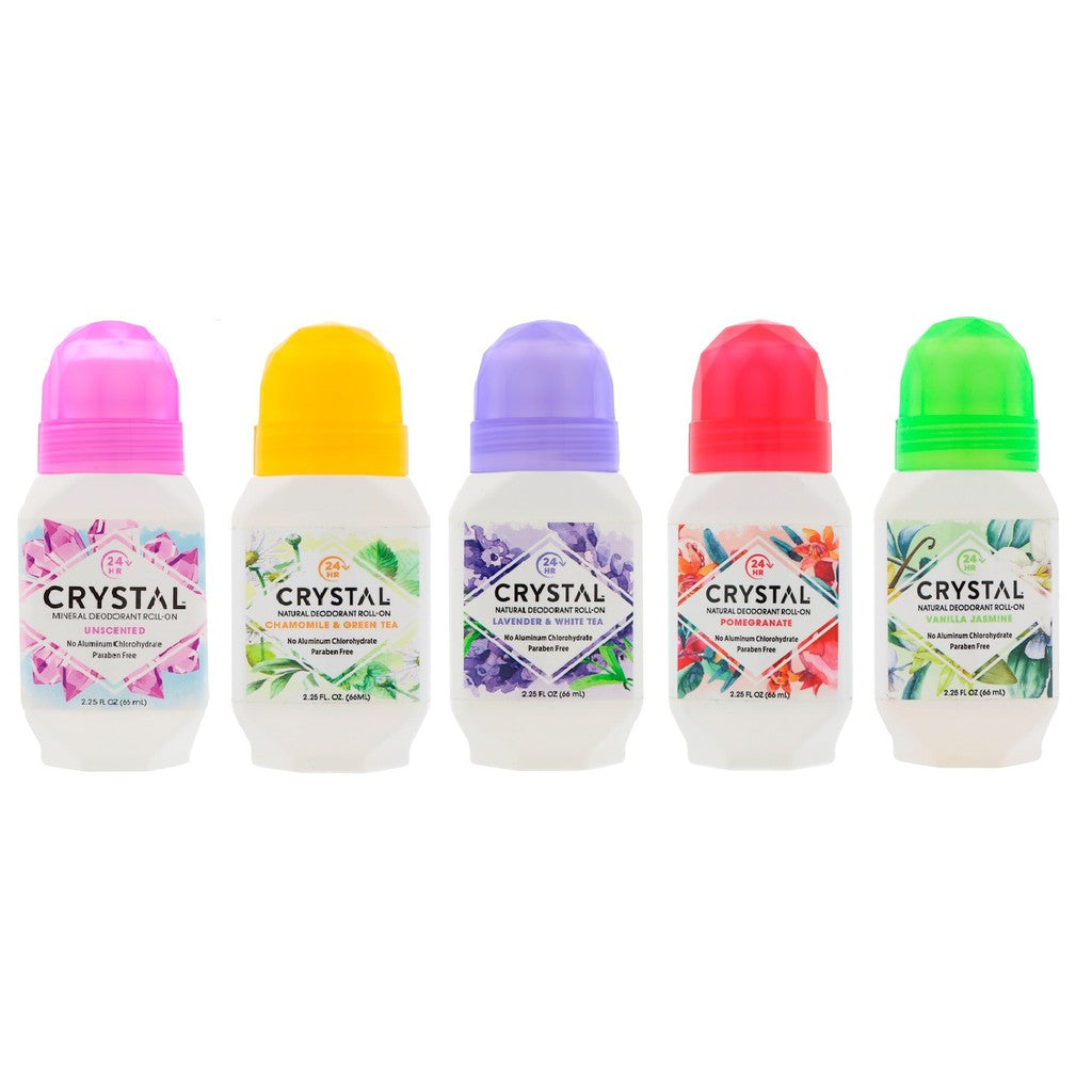 CRYSTAL Mineral Deodorant Roll On Personal Care Crystal   