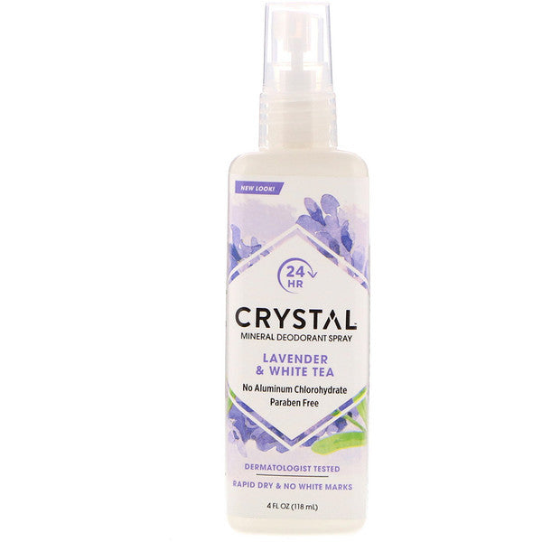 Crystal Mineral Deodorant Spray Deodorant Crystal Lavender White Tea  