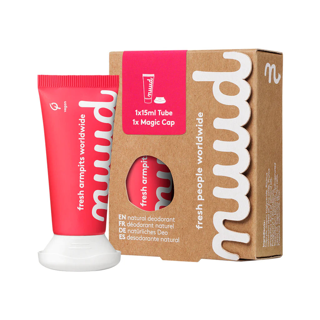 Nuud Deodorant Cream, Starter + Magic Cap (15ml) Deodorant Nuud Pink  