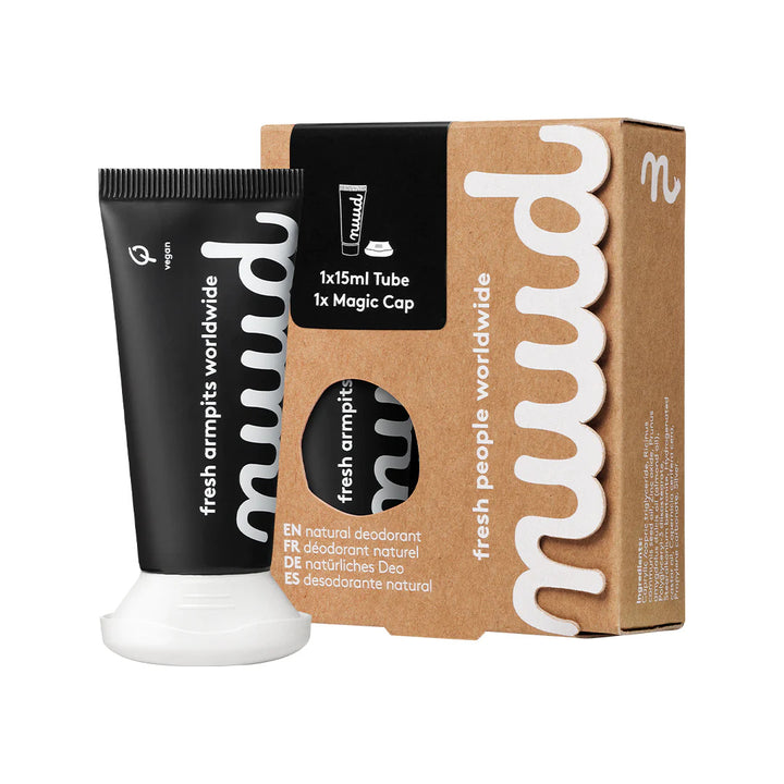 Nuud Deodorant Cream, Starter + Magic Cap (15ml) Deodorant Nuud Black  