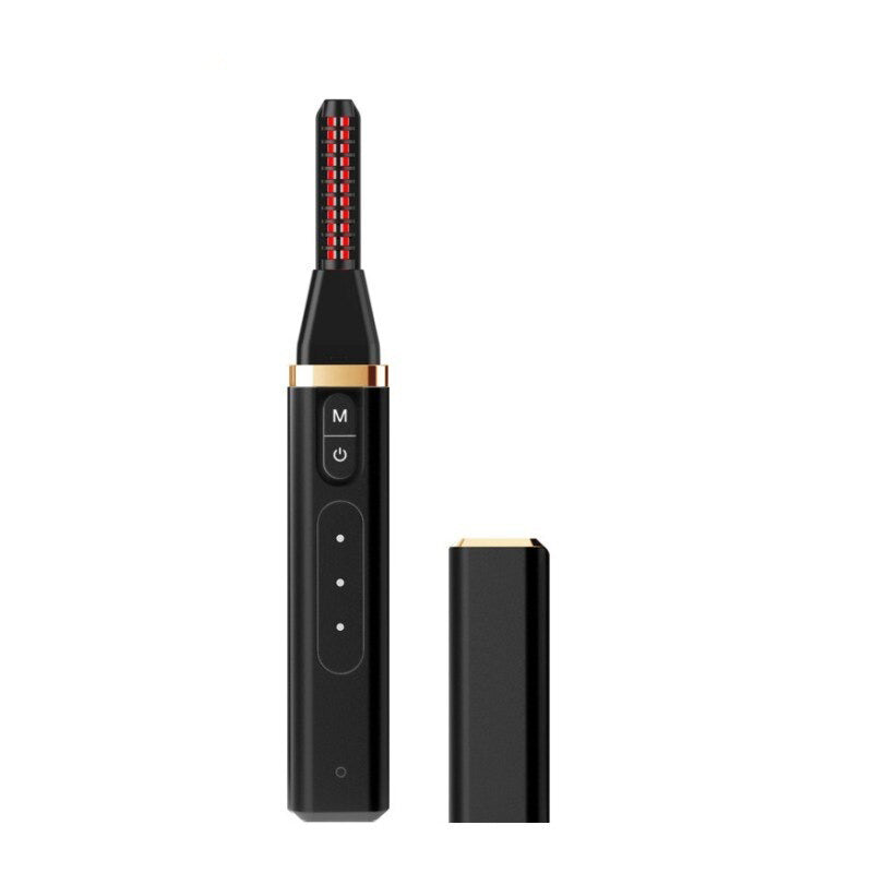 Heated Eyelash Curler, USB Rechargeable Beauty efreshme Black  