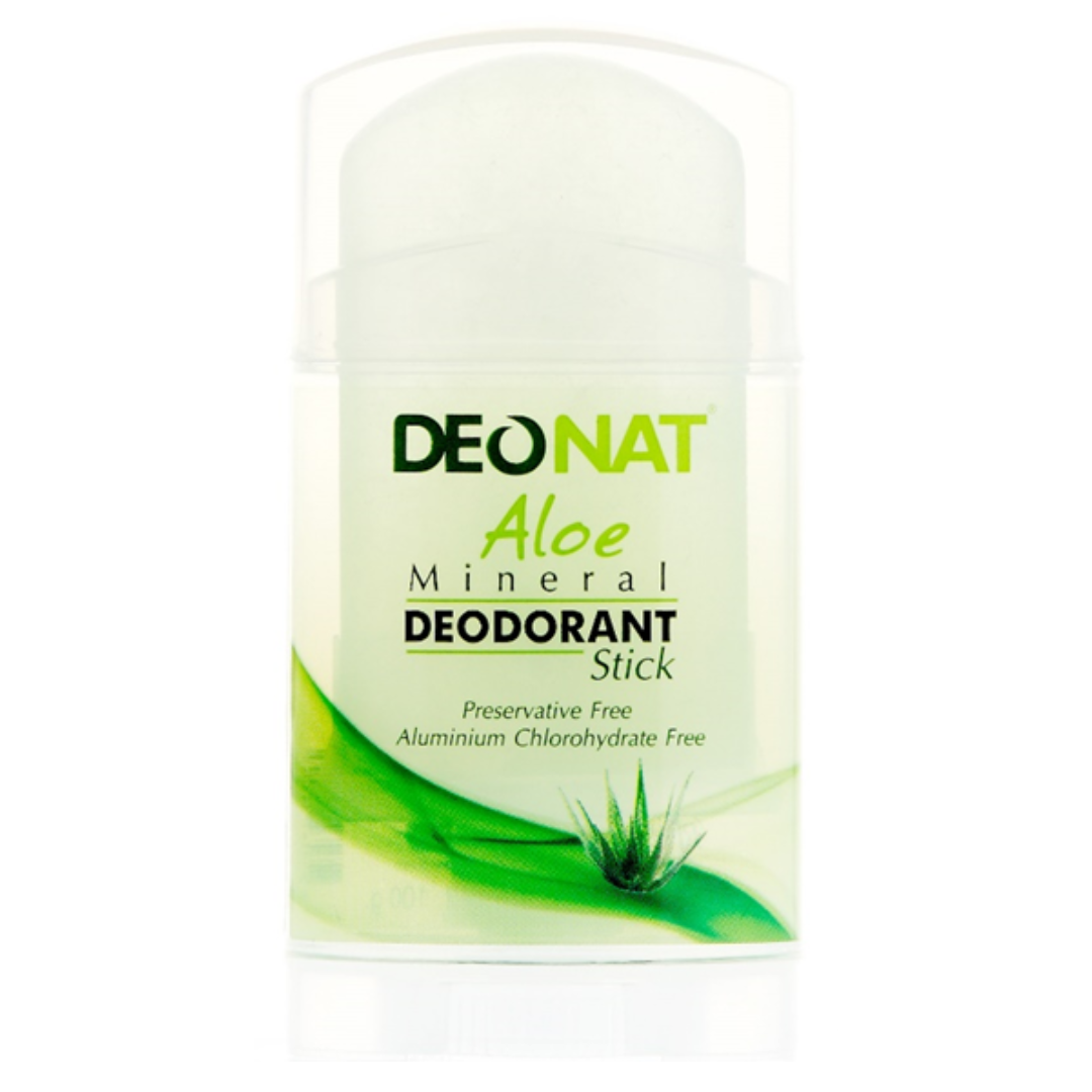 DEONAT Mineral Crystal Deodorant Stick, 100g Deodorant Deonat Aloe  
