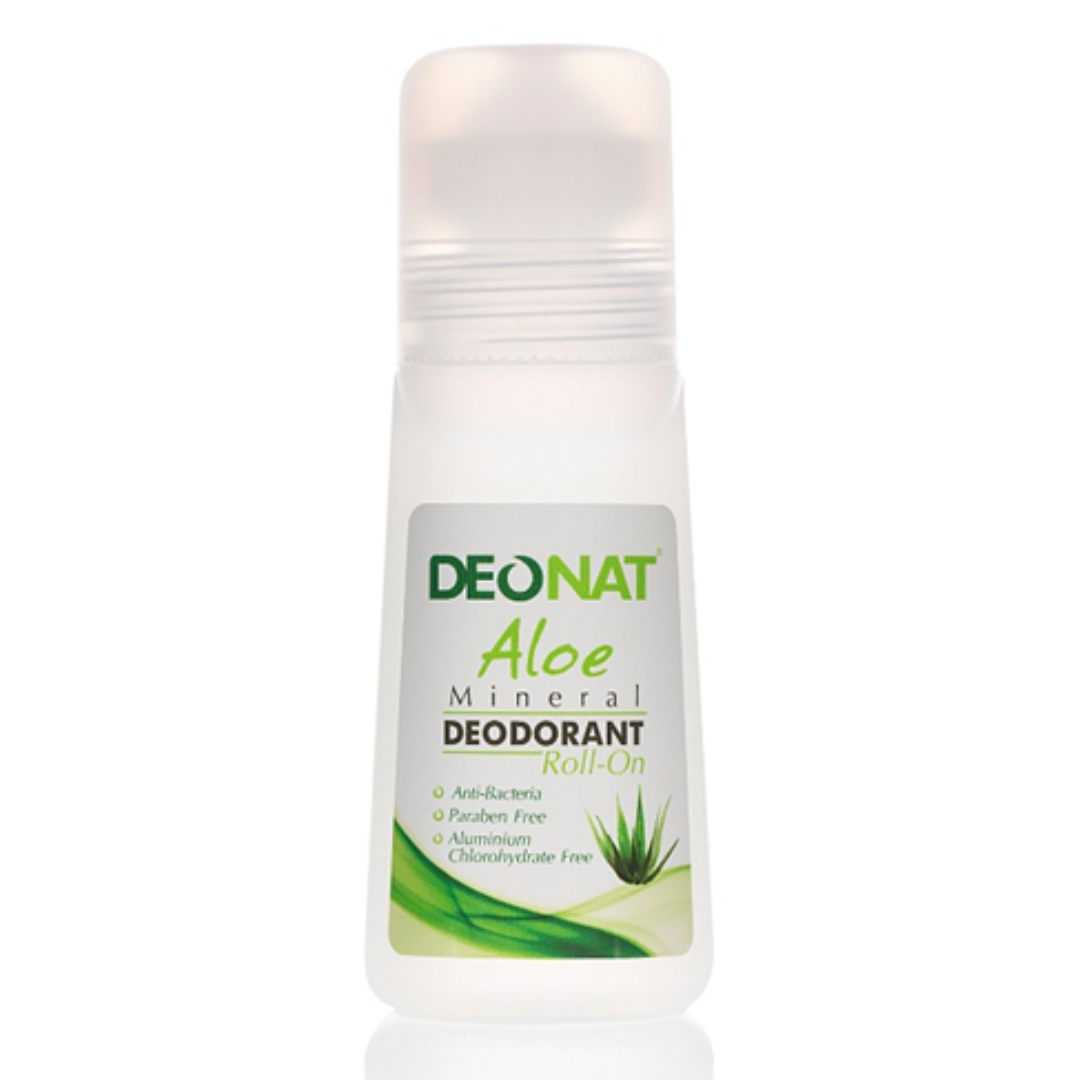 DEONAT Mineral Crystal Deodorant Roll On, 65ml Deodorant Deonat Aloe  