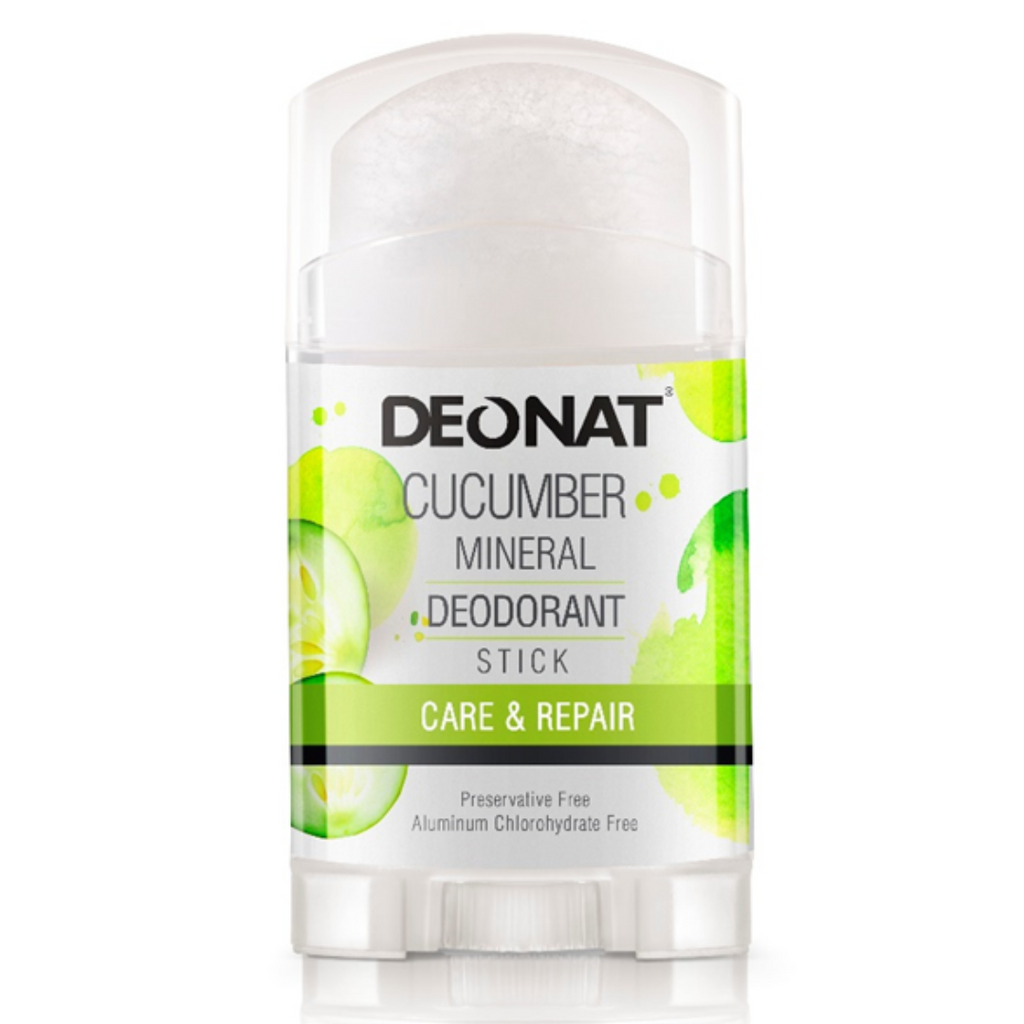 DEONAT Mineral Crystal Deodorant Stick, 100g Deodorant Deonat Cucumber  