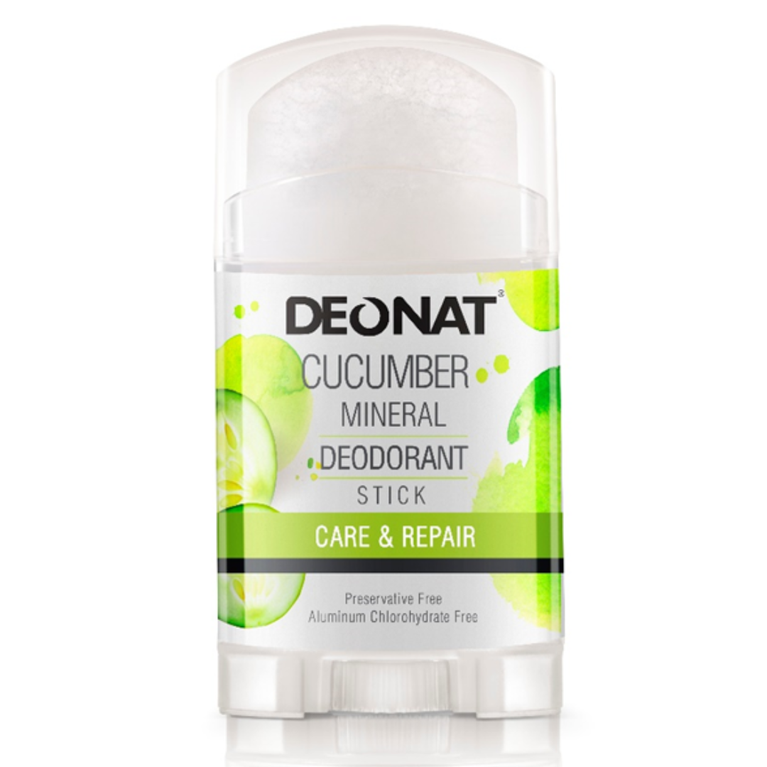 DEONAT Mineral Crystal Deodorant Stick, 100g Deodorant Deonat Cucumber  