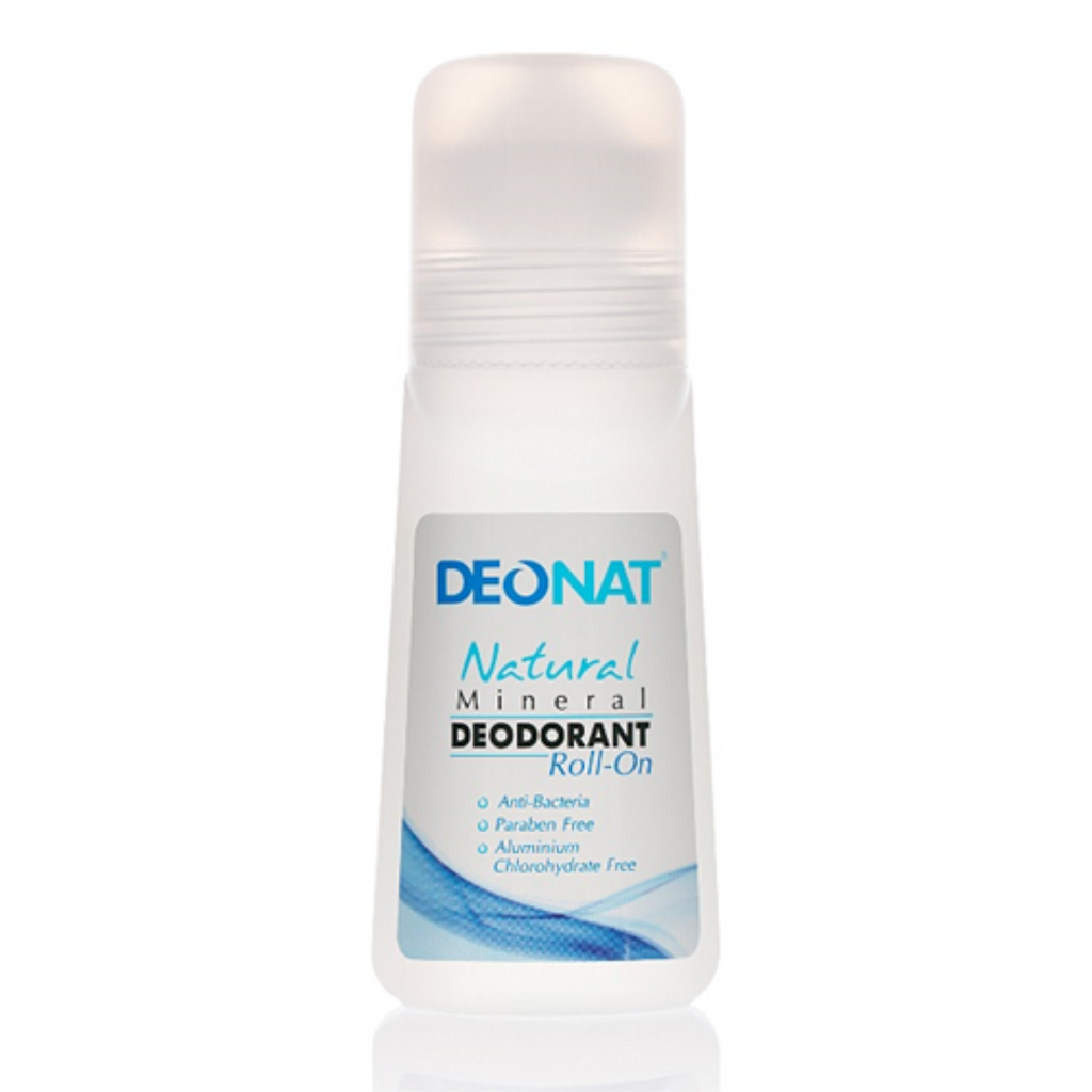 DEONAT Mineral Crystal Deodorant Roll On, 65ml Deodorant Deonat Natural  