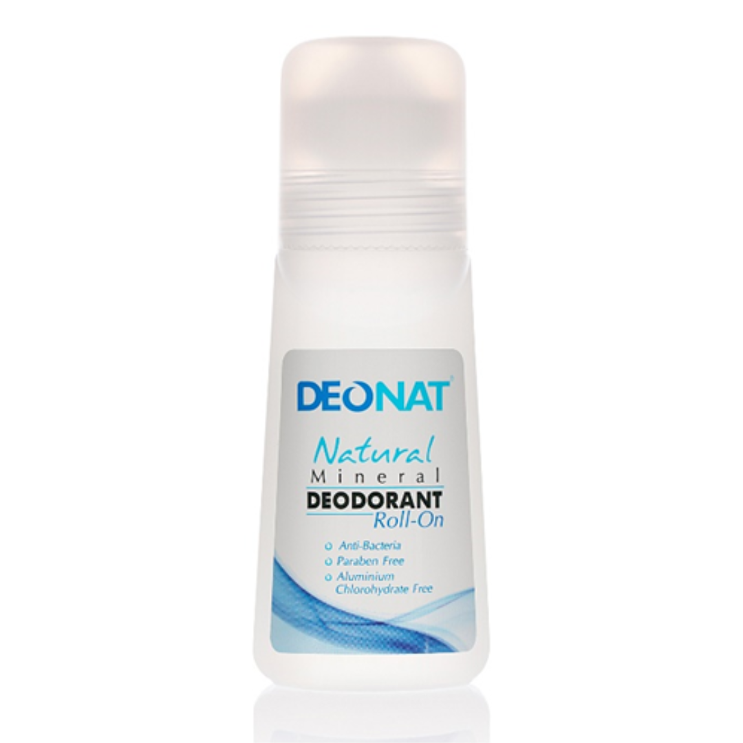 DEONAT Mineral Crystal Deodorant Roll On, 65ml Deodorant Deonat Natural  