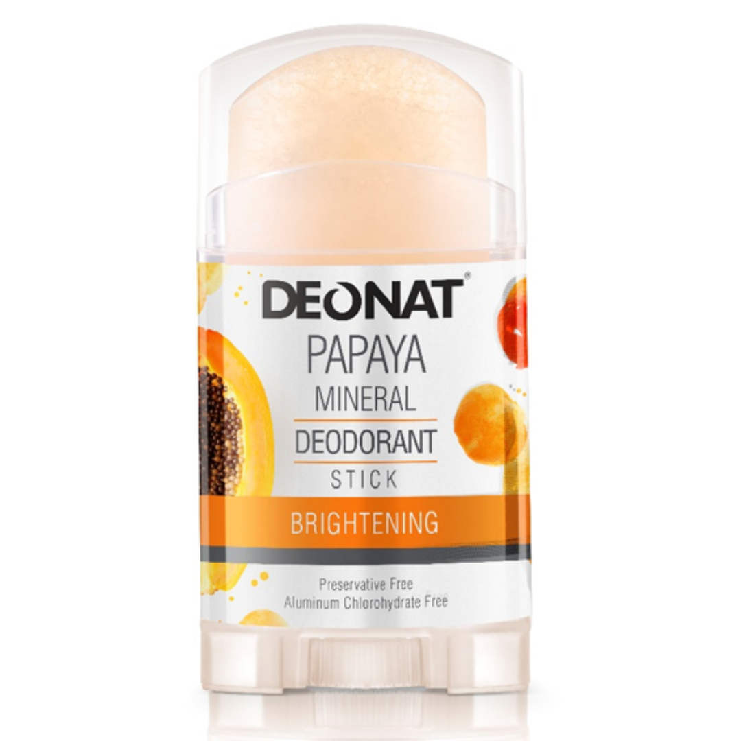 DEONAT Mineral Crystal Deodorant Stick, 100g Deodorant Deonat Papaya  