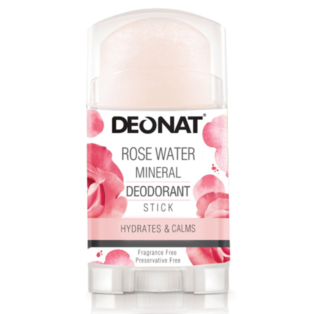 DEONAT Mineral Crystal Deodorant Stick, 100g Deodorant Deonat Rose  