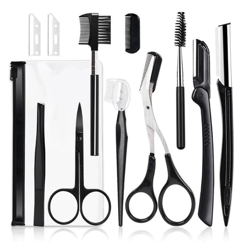 11 In 1 Eyebrow Trimmer Scissors Set Beauty efreshme   