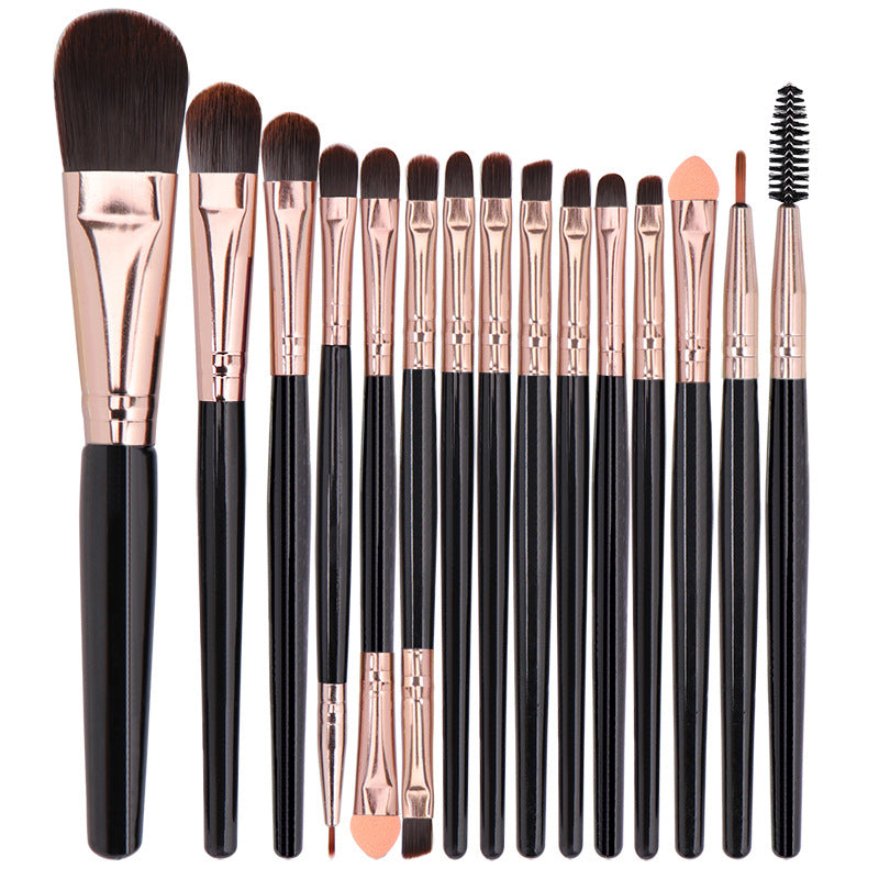 15PCS Makeup Brush Set Beauty efreshme Black  