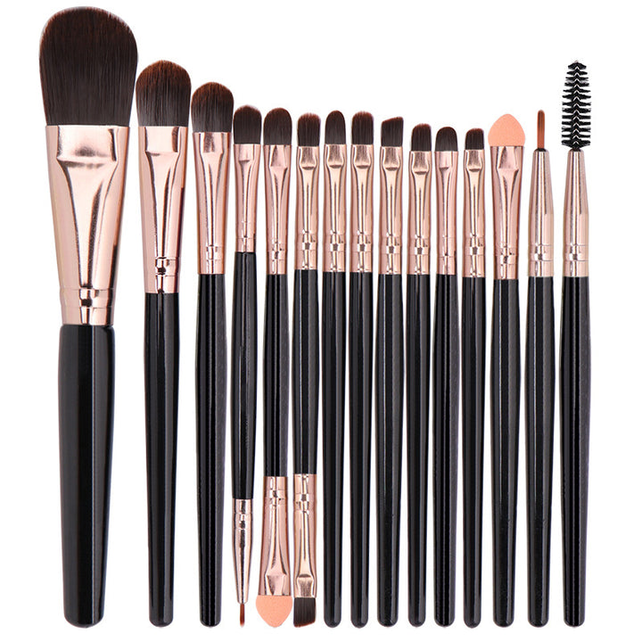 15PCS Makeup Brush Set Beauty efreshme Black  