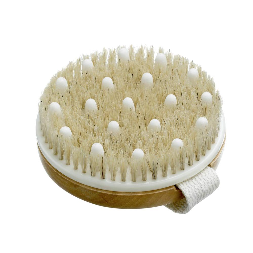 Efreshlab Dry Brushing Body Brush with Natural Boar Bristles Bath Efreshlab   