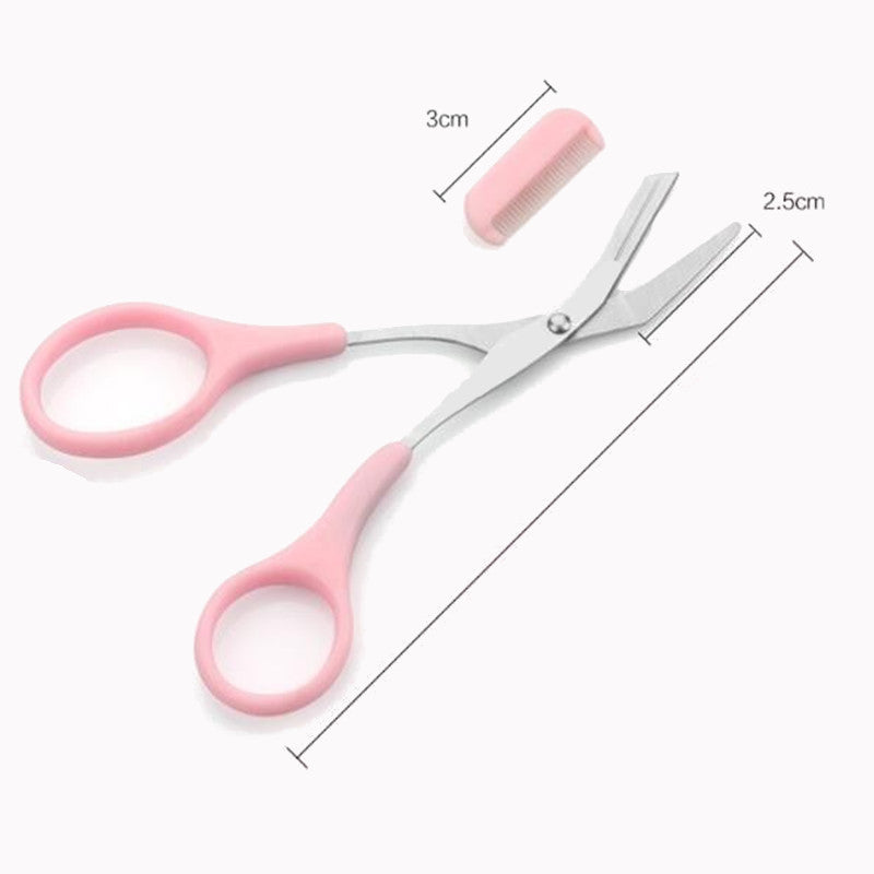 Eyebrow Trimmer Scissors with Comb Beauty efreshme   